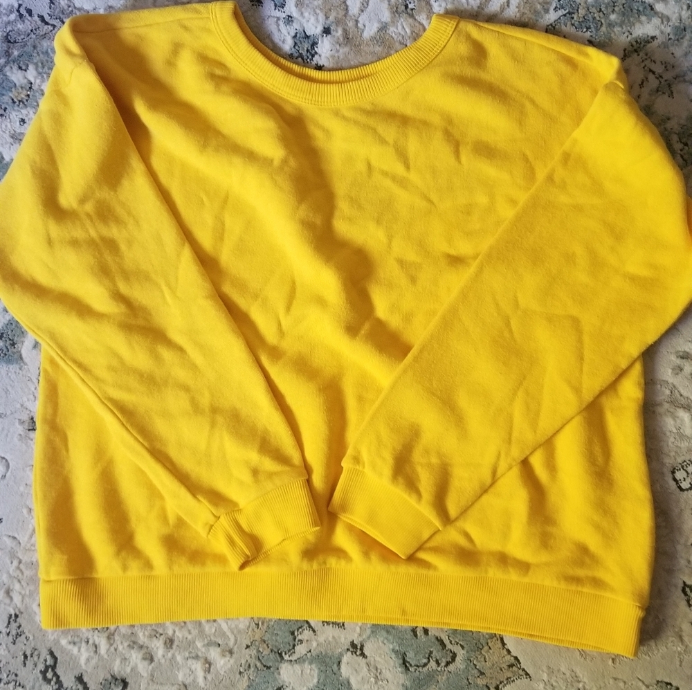 JUNGMAVEN NWTA BRIGHT YELLOW SWEATSHIRT XL